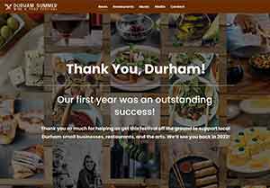 Durham Summer Web development, app development, creative direction, graphic design, audio and video production in Athens, GA